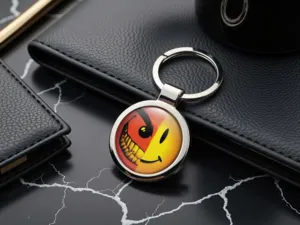 Keychains Custom Steel Glossy Style